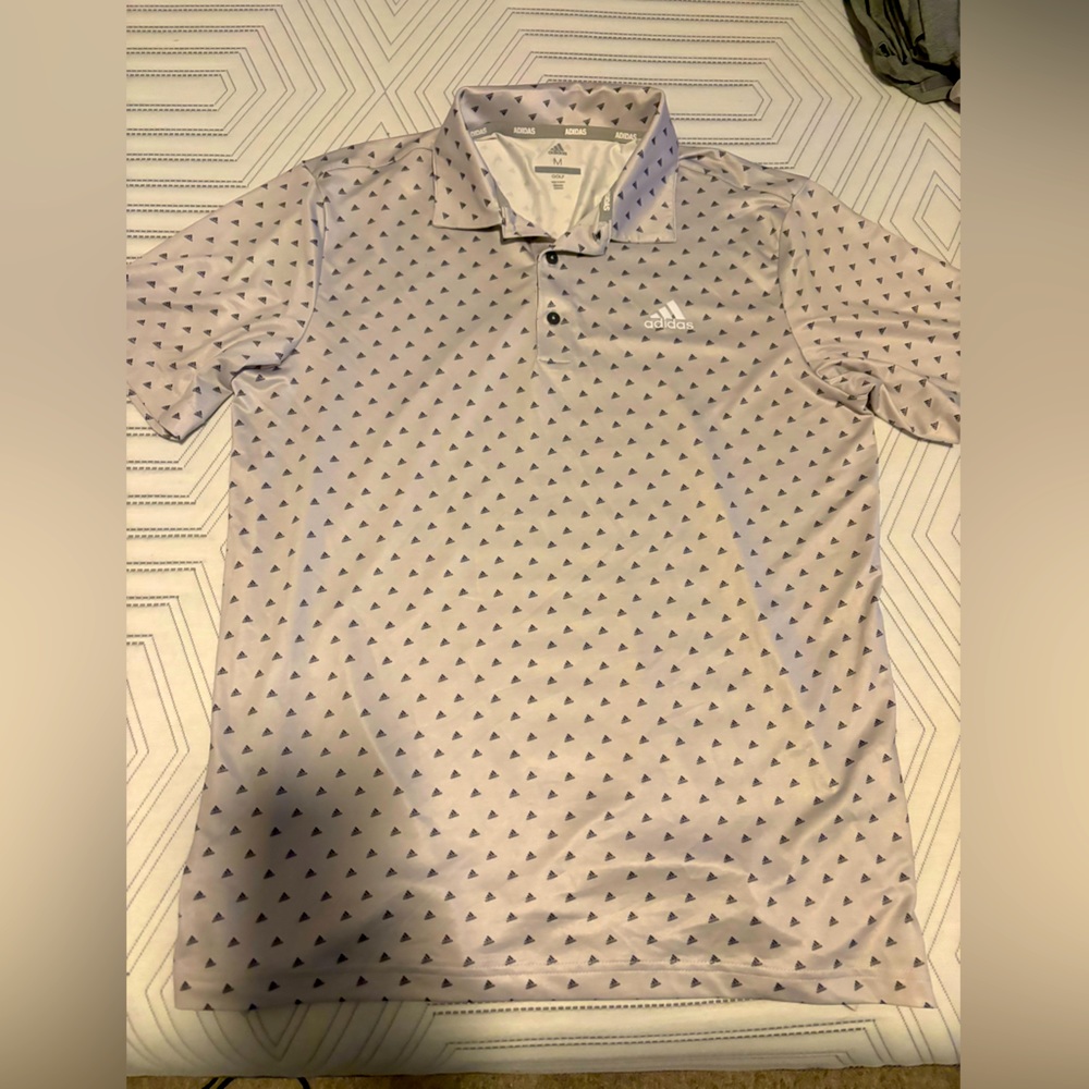 Adidas Polyester/Spandex blend Golf Polo